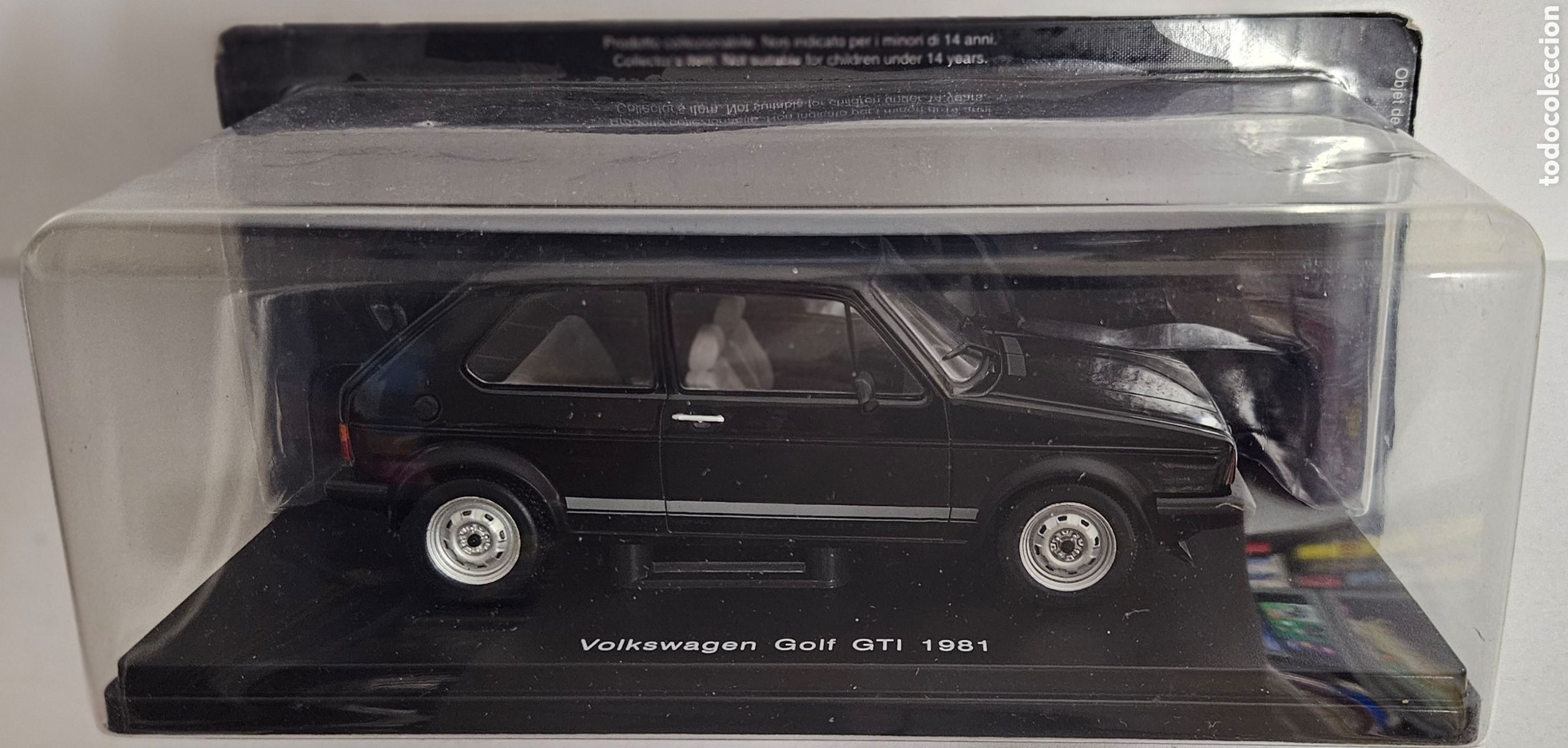 Model Cars: VOLKSWAGEN GOLF GTI 1981 escala 1:24 Salvat Coches Inolvidables die-cast metal 1/24