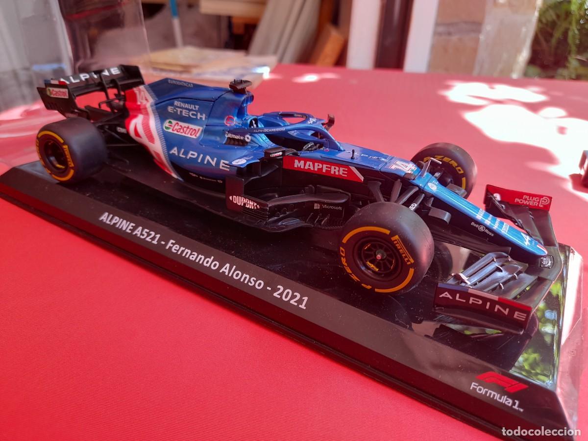 Modellautos: Alpine A521 Fernando Alonso 2021 - 1:24