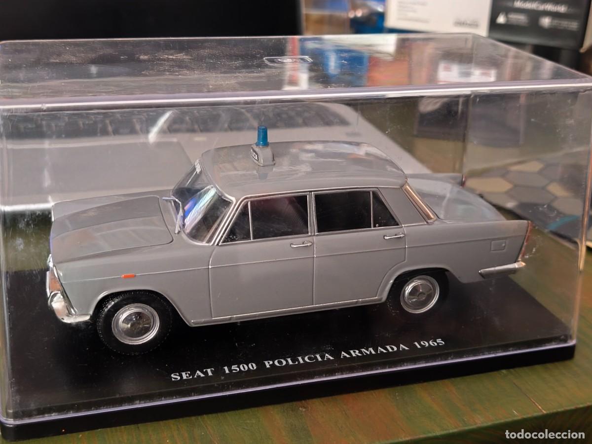 Coches a escala: Seat 1500 Polic&iacute;a Armada (1965). Escala 1/24. Salvat. Servicio Oficial. Ministerio de Governaci&oacute;n.