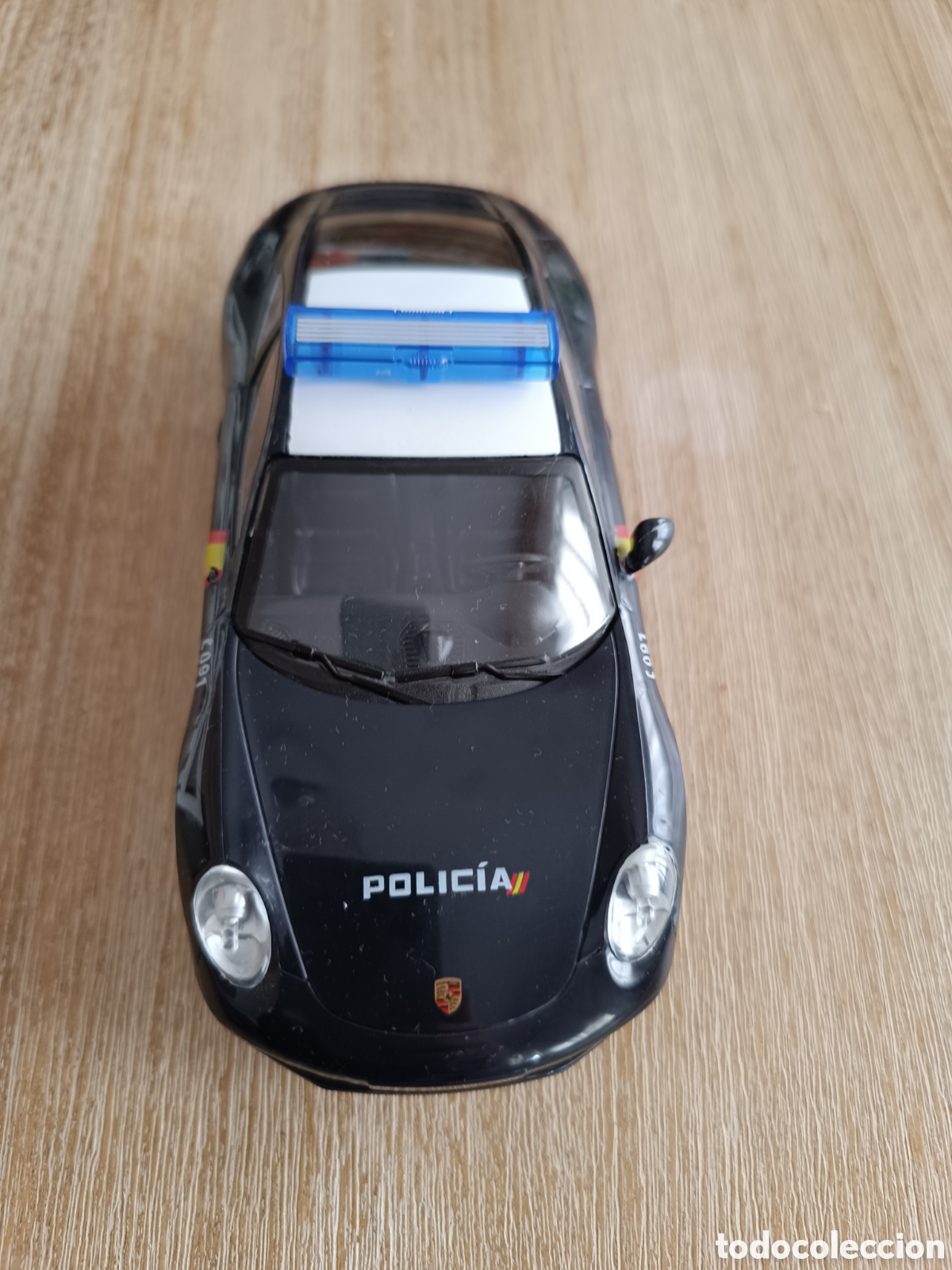 Coches a escala: Coche Porsche de la polic&iacute;a Nacional escala 1/24