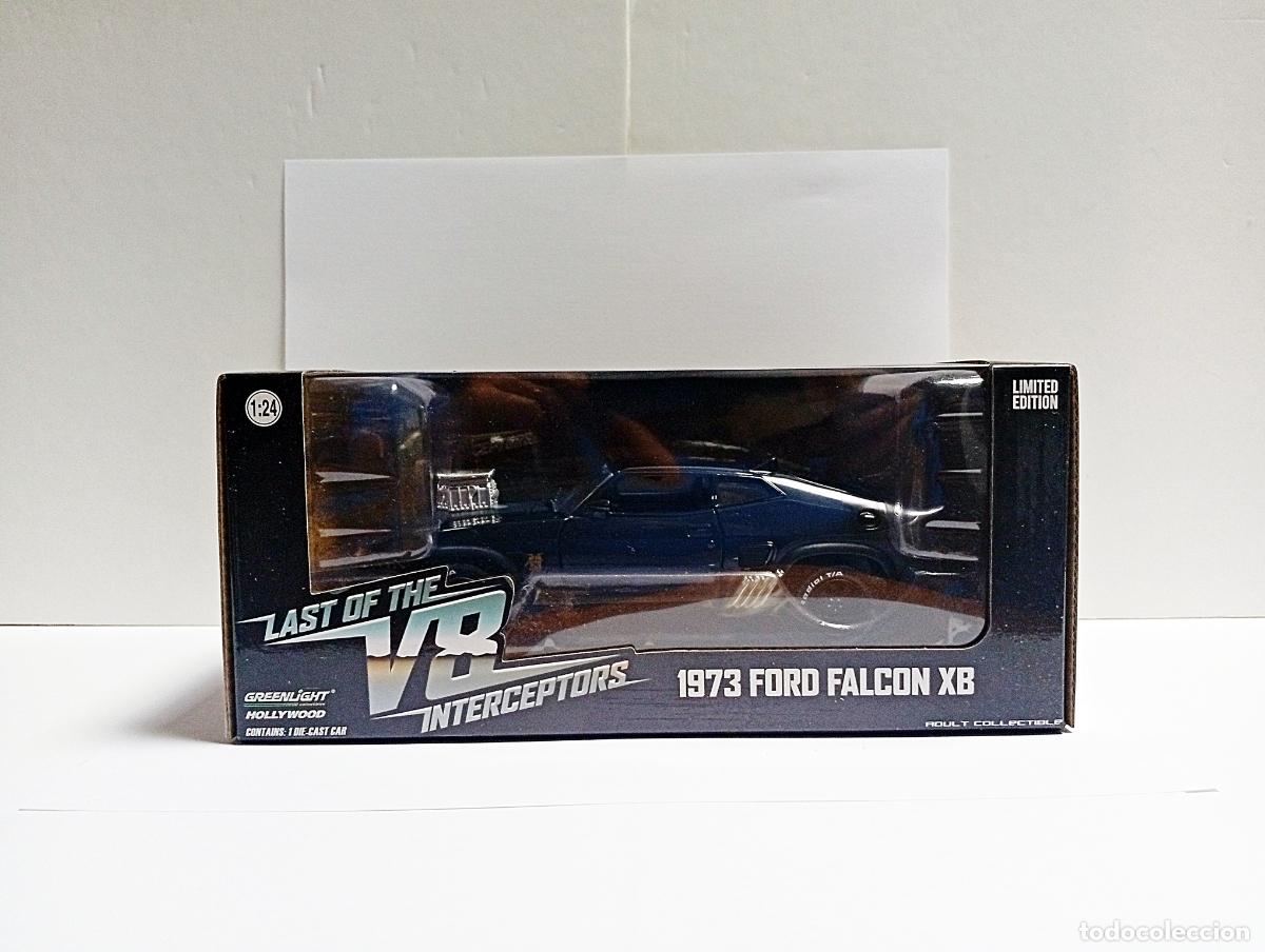Coches a escala: 1973 FORD FALCON XB LAST OF THE V8 INTERCEPTORS GREENLIGHT HOLLYWOOD 1:24 LIMITED EDITION MAD MAX