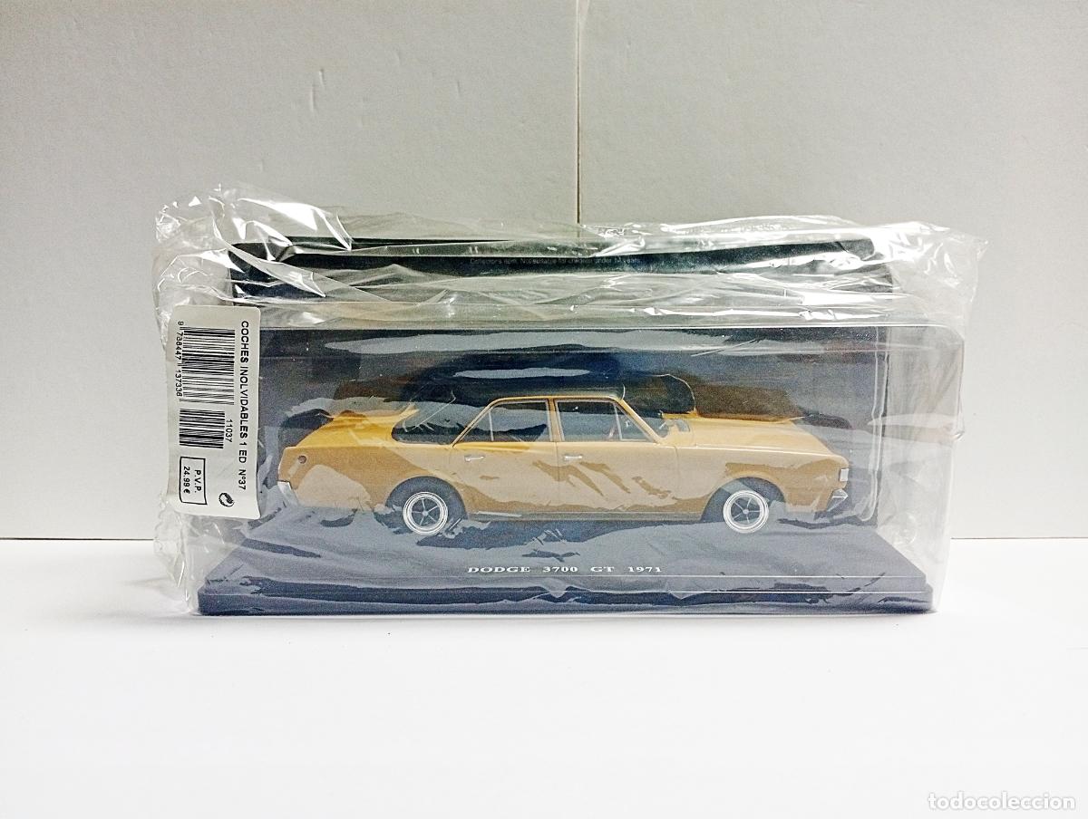 Coches a escala: DODGE 3700 GT 1971 COCHES INOLVIDABLES N&ordm; 37 SALVAT 1:24 EDICI&Oacute;N COLECCIONISTA MATR&Iacute;CULA MADRID
