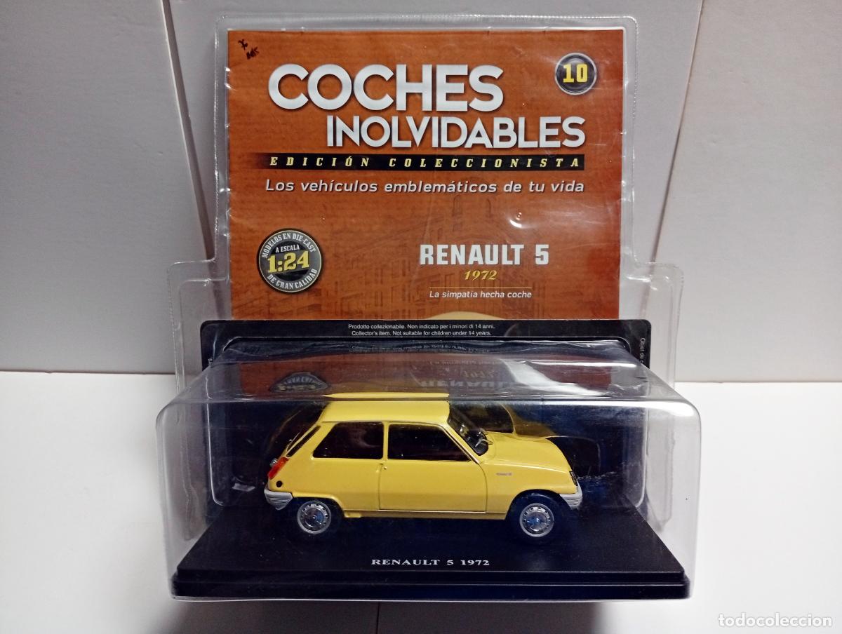 Coches a escala: RENAULT 5 1972 COCHES INOLVIDABLES N&ordm; 10 SALVAT 1:24 EDICI&Oacute;N COLECCIONISTA MATR&Iacute;CULA LOGRO&Ntilde;O R5 R-5