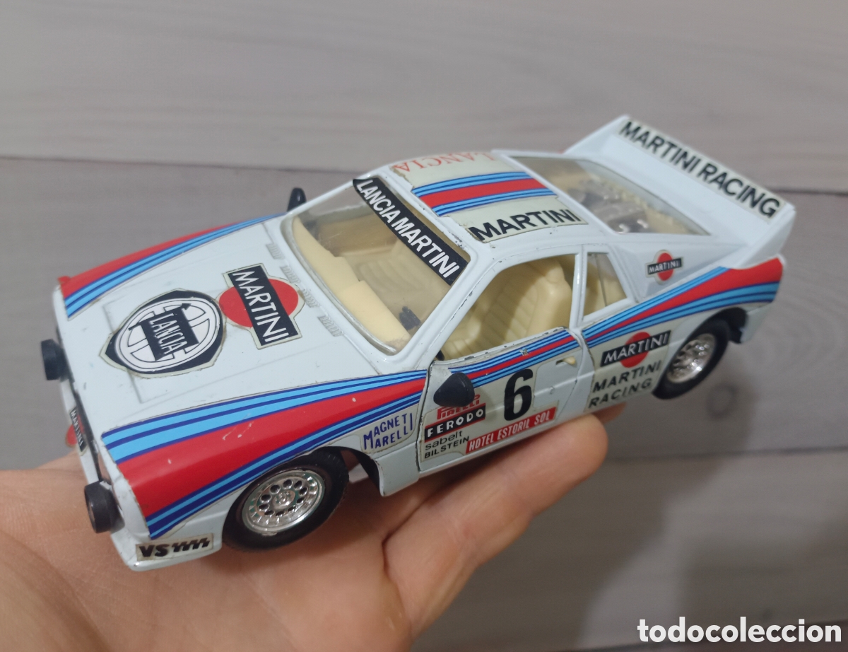Coches a escala: Raro Lancia 037 rallye Martini escala 1/25 , 1:25 marca mira made in spain
