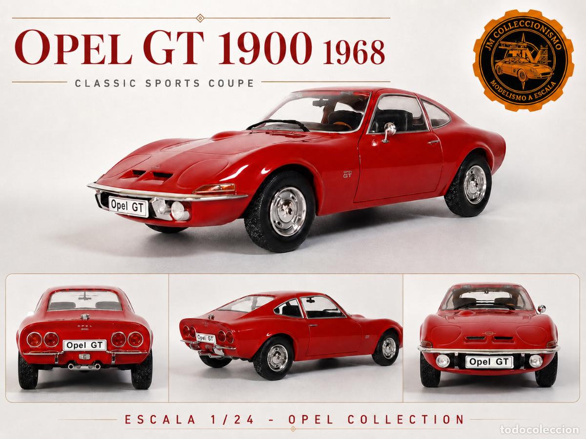 Model Cars: Opel GT 1900 1968 1/24
