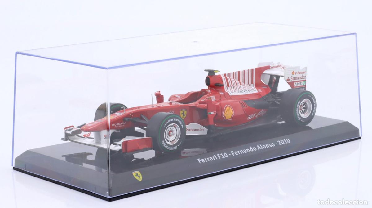 Auto in scala: Ferrari F10 - Fernando Alonso - 2010 (Escala 1:24) Coche de Formula 1. Nuevo / Precintado.