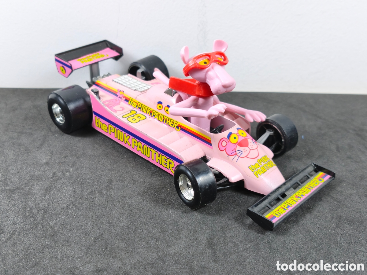 Auto in scala: Bburago Alfa Romeo 179 F1 de la Pantera Rosa A&ntilde;&oacute; 1984 raro the pink Panther ref 6102 1/24
