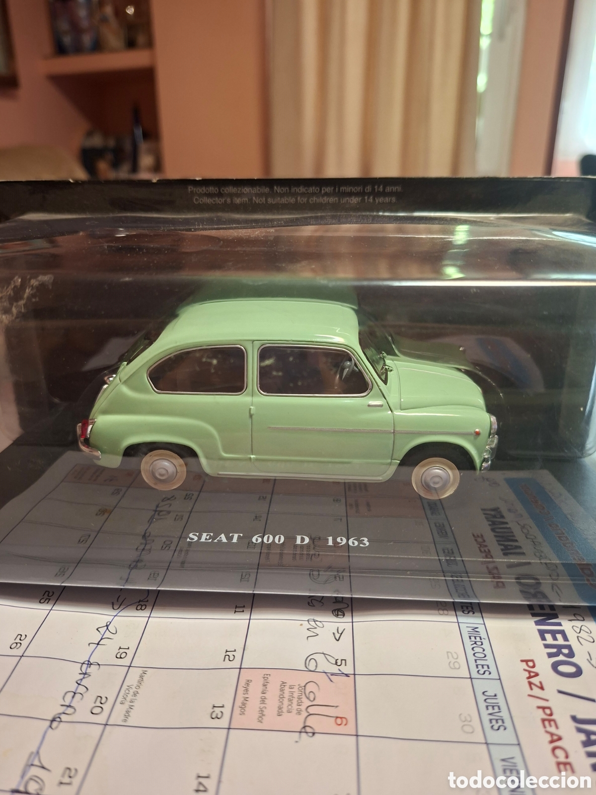Coches a escala: Colecci&oacute;n Salvat. Coche Seat 600 D 1963