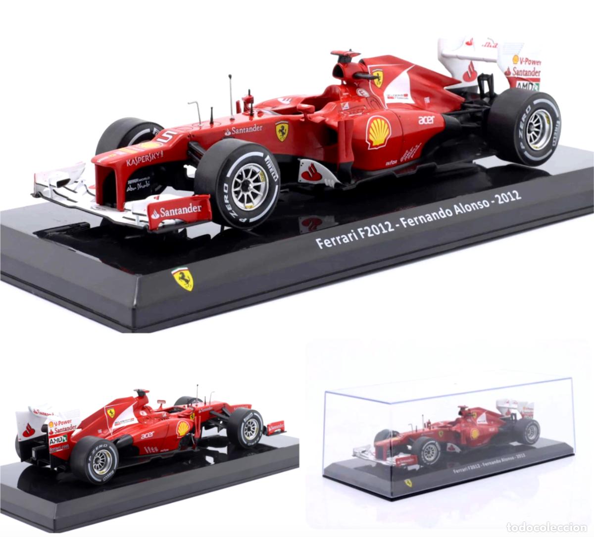 Coches a escala: Ferrari F2012 - Fernando Alonso - 2012 (Escala 1:24) Coche F1, Formula 1, F-1. Nuevo, precintado.