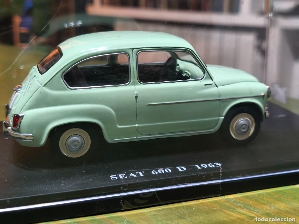 Coches a escala: Seat 600 D (1963) Escala 1/24 Salvat Coches Inolvidables.