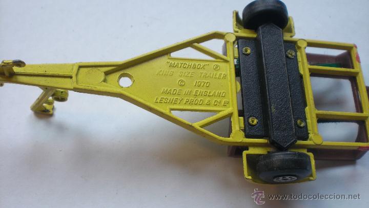 Coches a escala: MATCHBOX KING SIZE TRAILER 1970 - Foto 3