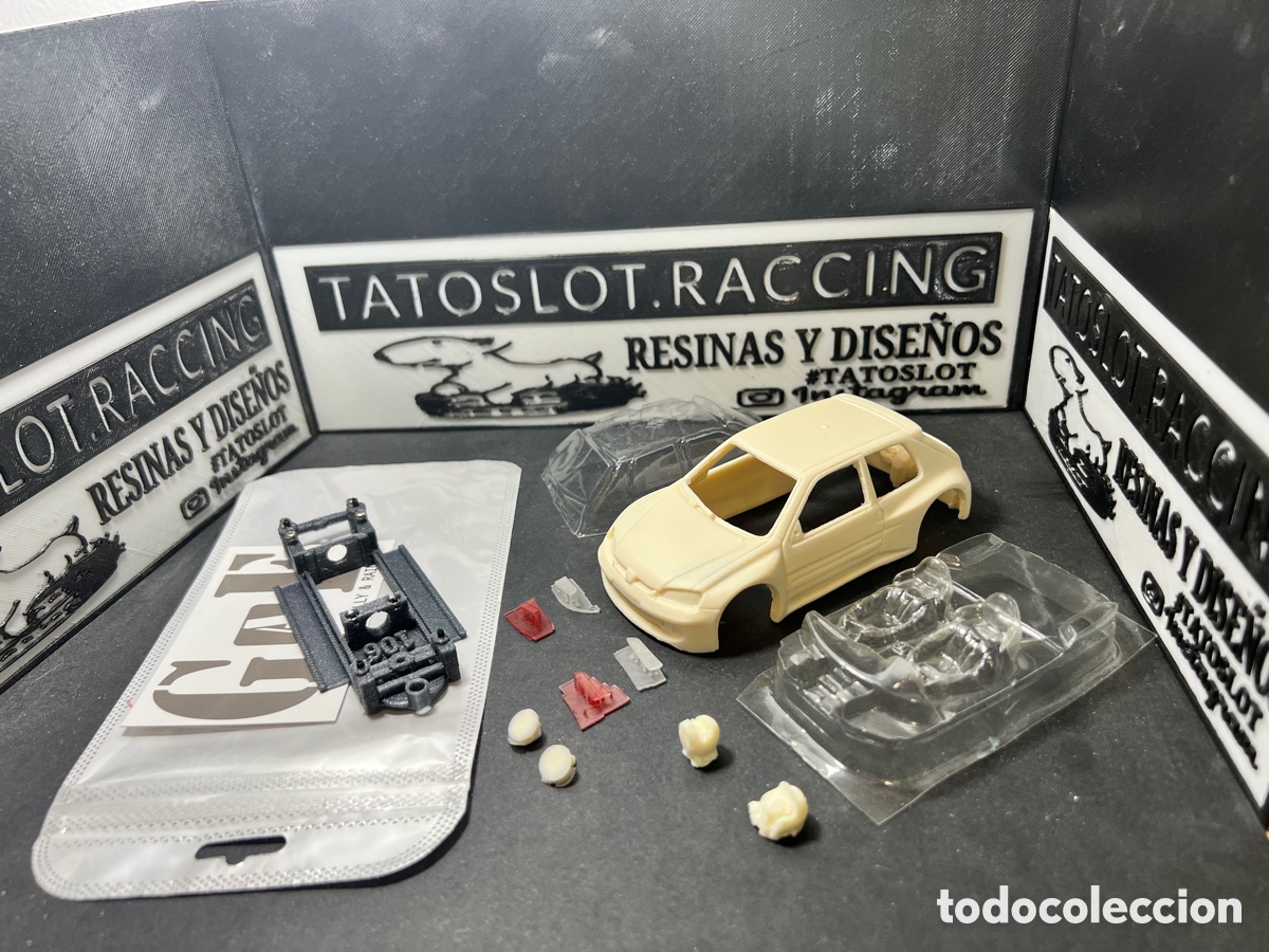 Voitures &agrave; l'&eacute;chelle: Kit Peugeot 106 maxi rally slot 1:32 resina