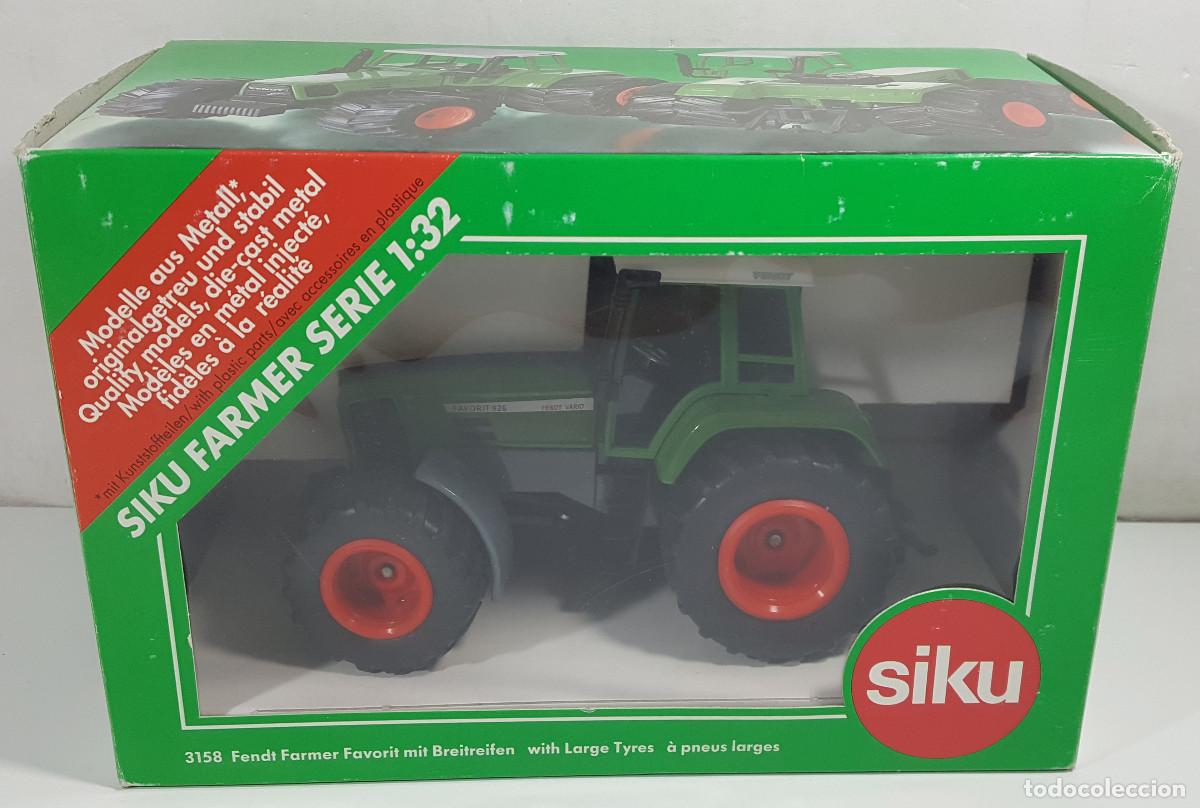 Coches a escala: SIKU FARMER SERIE 1:32 REF 3158 FENDT FARMER CON NEUM&Aacute;TICOS ANCHOS, TRACTOR, NUEVO CON CAJA