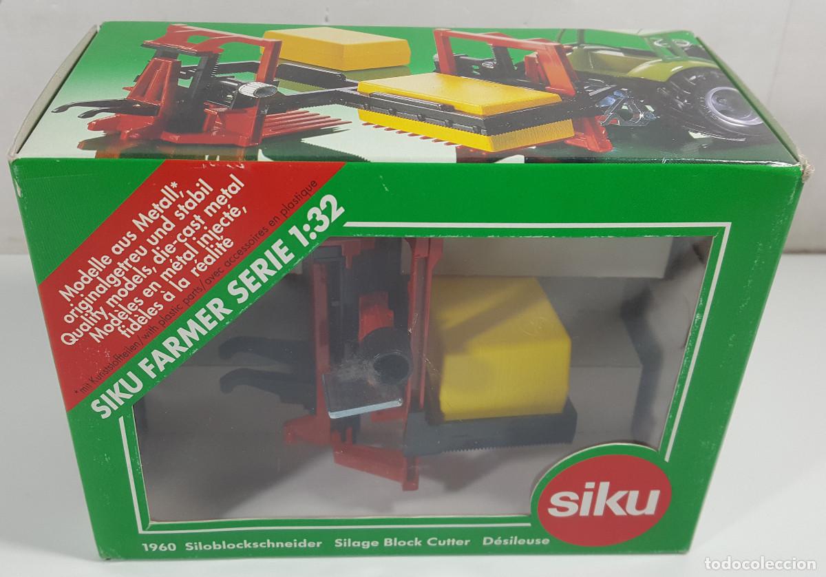 Coches a escala: SIKU FARMER SERIE 1:32 REF 1960 CORTADORA DE BLOQUES DE ENSILADO, NUEVO CON CAJA
