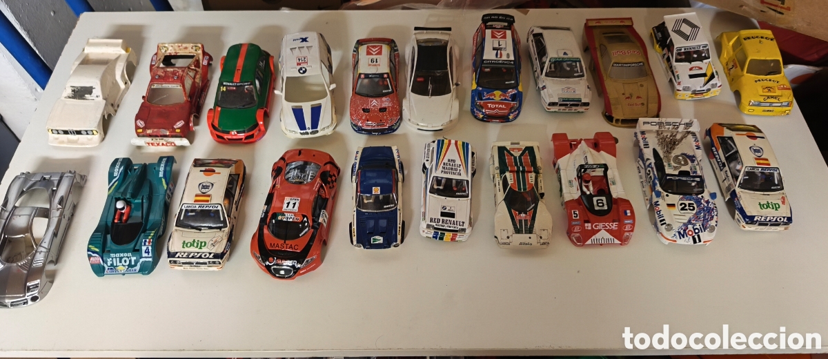 Coches a escala: Lote desguace carrocer&iacute;as scalextric,ninco,slot