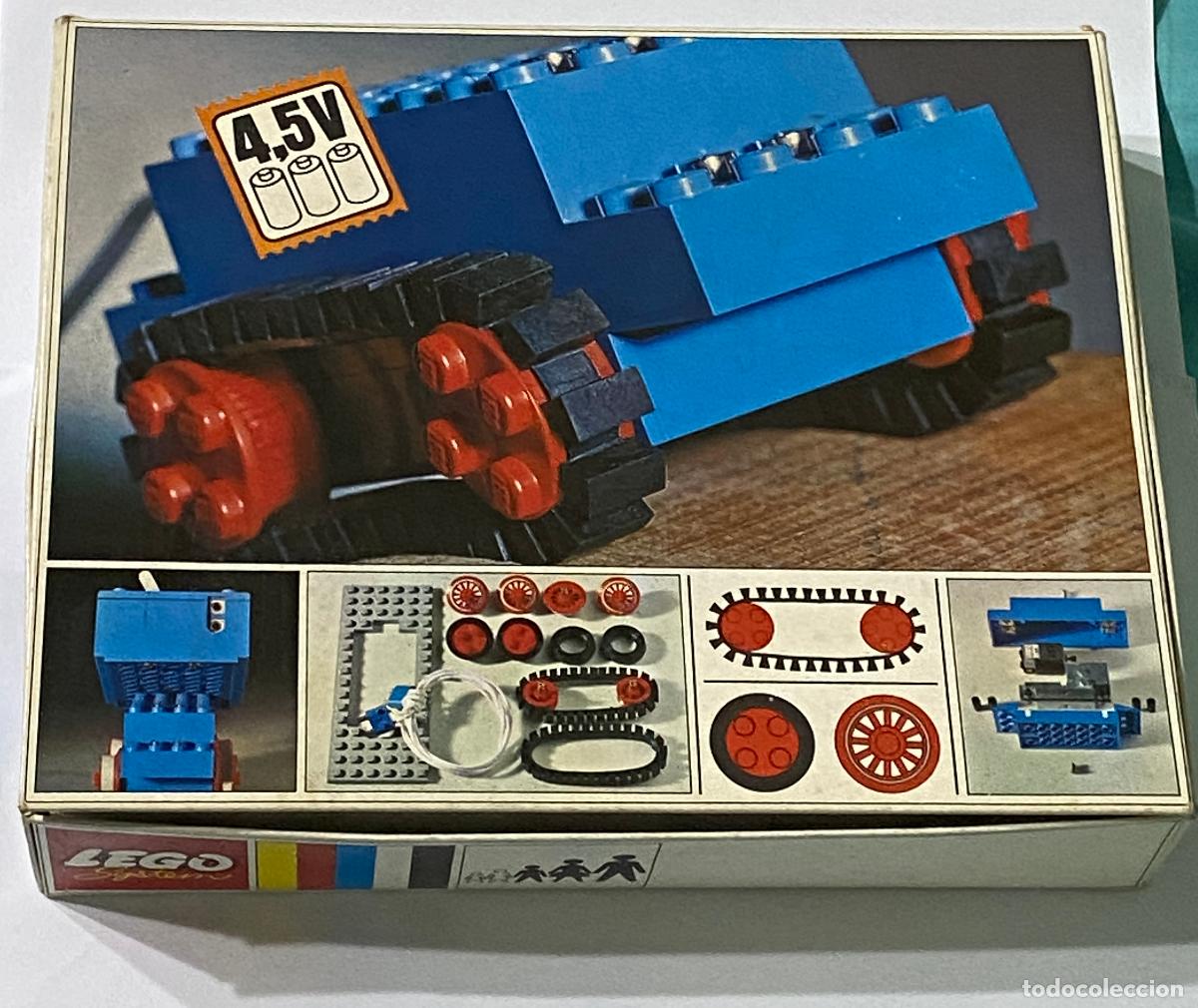 Coches a escala: Lego System 103 Motore 4.5V Motor Set Vintage Anni 70 Box con Polistirolo - Lego