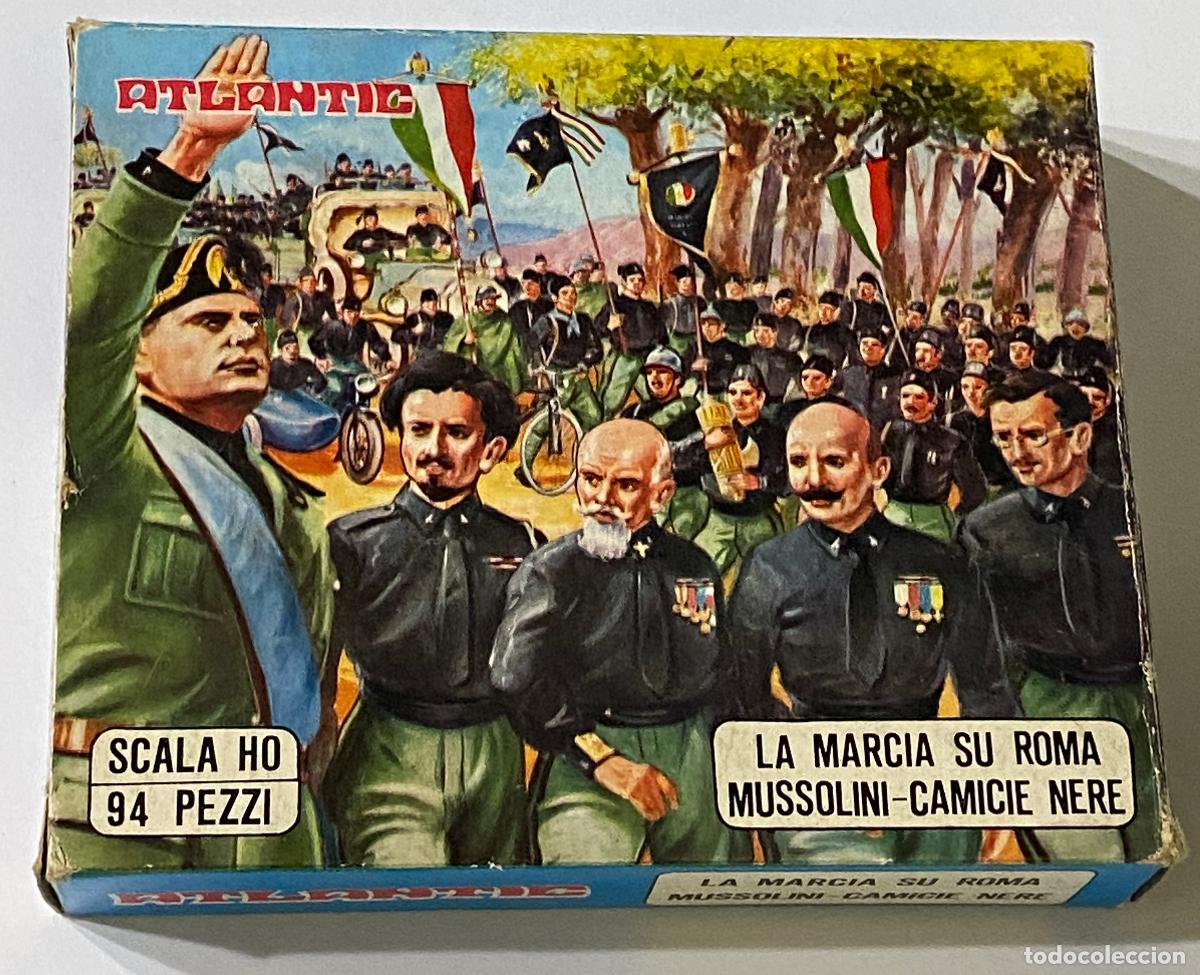 Coches a escala: Soldatini Atlantic 10007 Camicie Nere La Marcia su Roma Scala HO 94 Pezzi Box - Atlantic