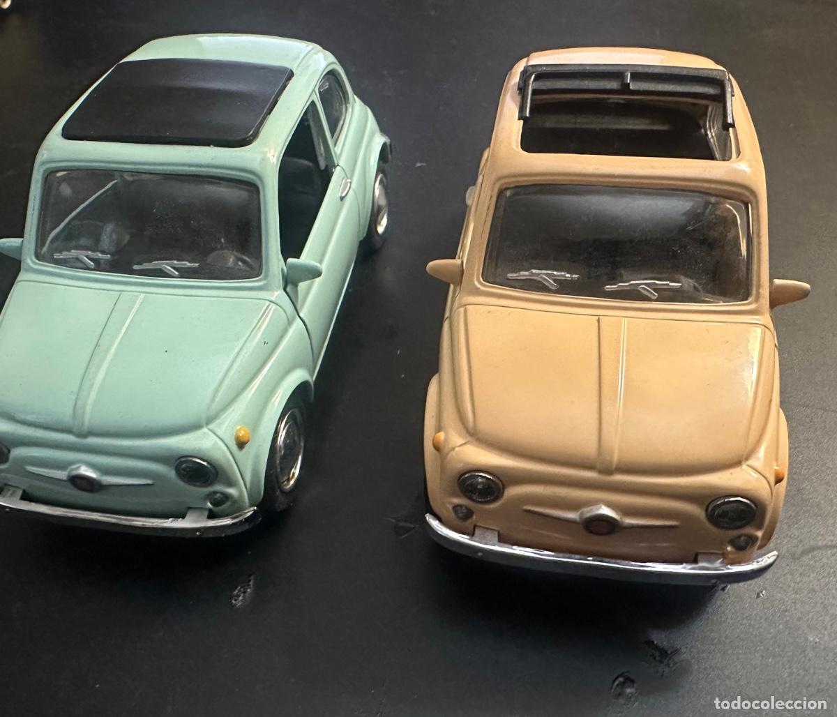 Coches a escala: Lote 2 Fiat 500 smart toys escala 1:32 retrofriccion