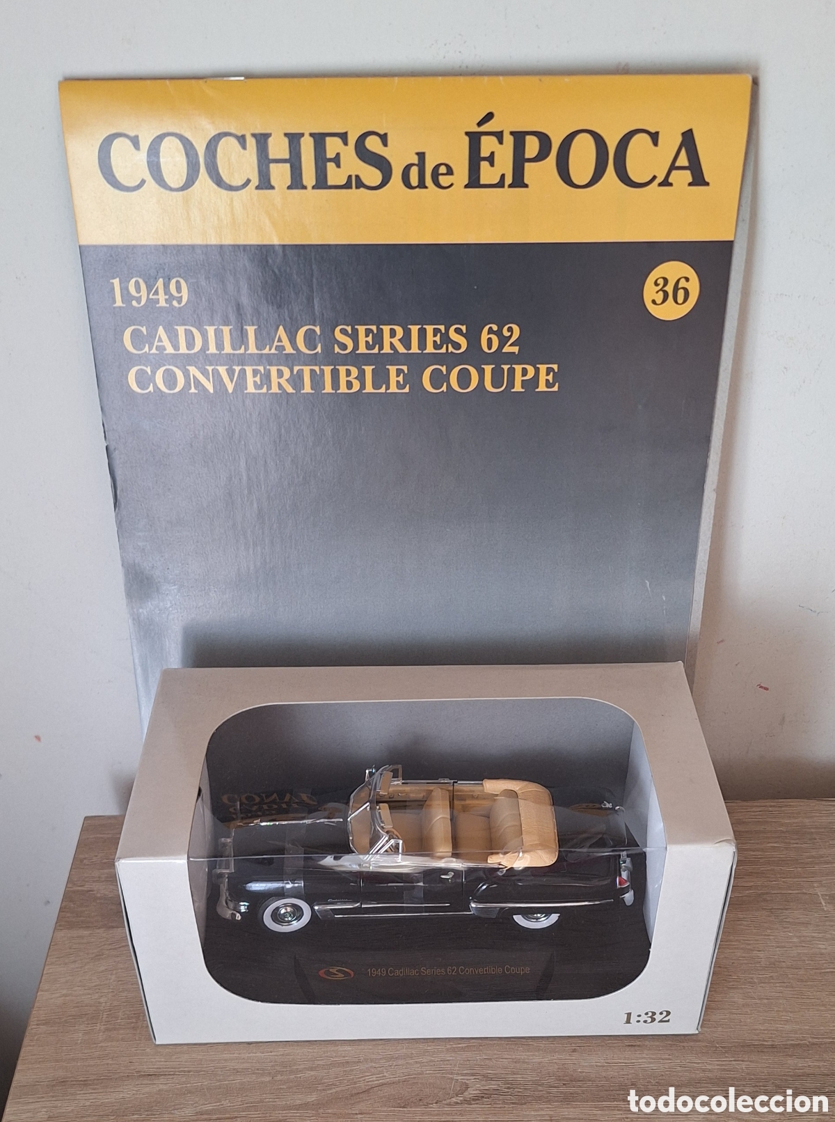Coches a escala: Cadillac Series 62 Convertible Coupe 1949 - Coches de &Eacute;poca - Incluye Coche + Fasc&iacute;culo RBA - Nunca