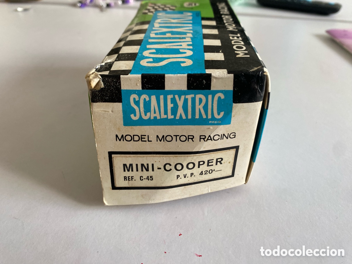 Coches a escala: Scalextric Exin - Mini Cooper Verde (Ref. C-45) - Foto 7