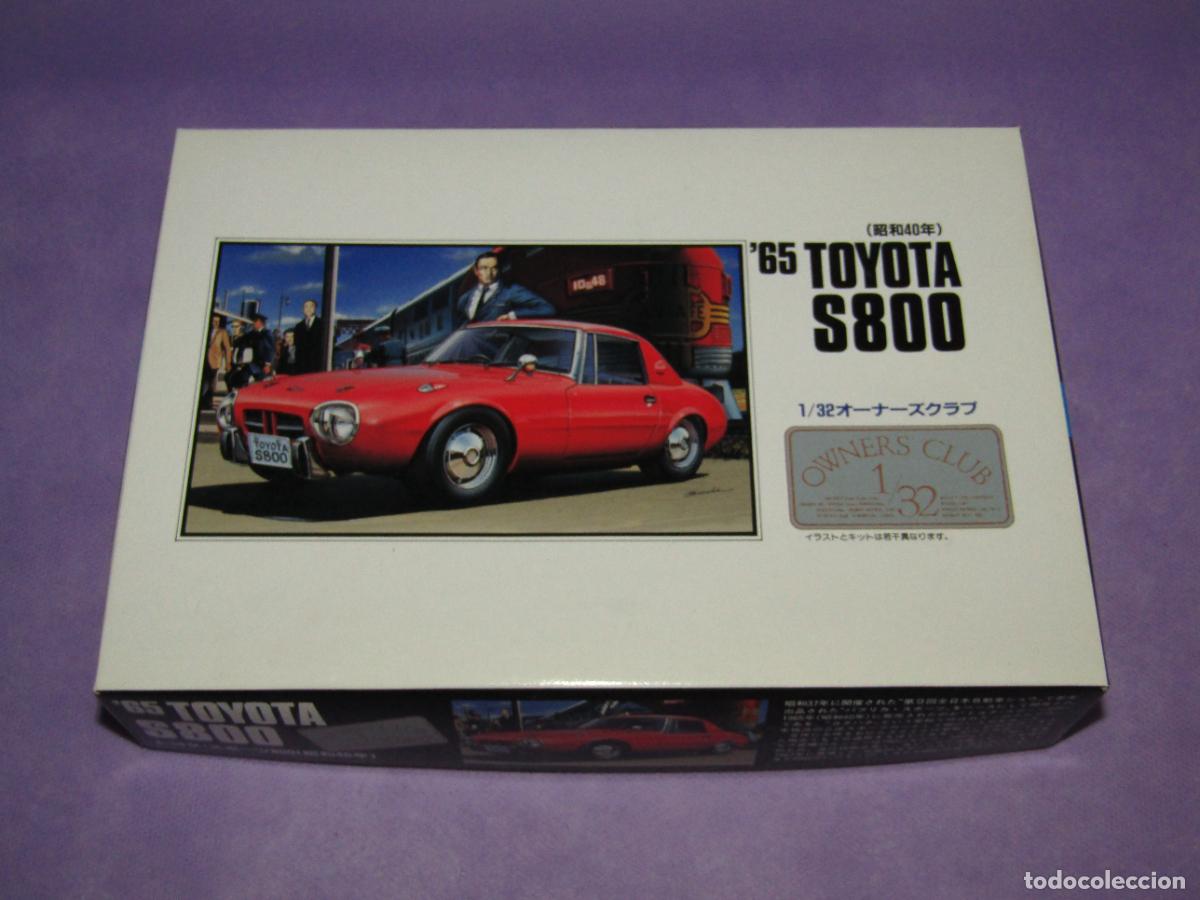 Coches a escala: Caja Kit TOYOTA S800 de 1965 Serie OWNERS CLUB Escala 1/32 de ARII Made in Japan NUEVO