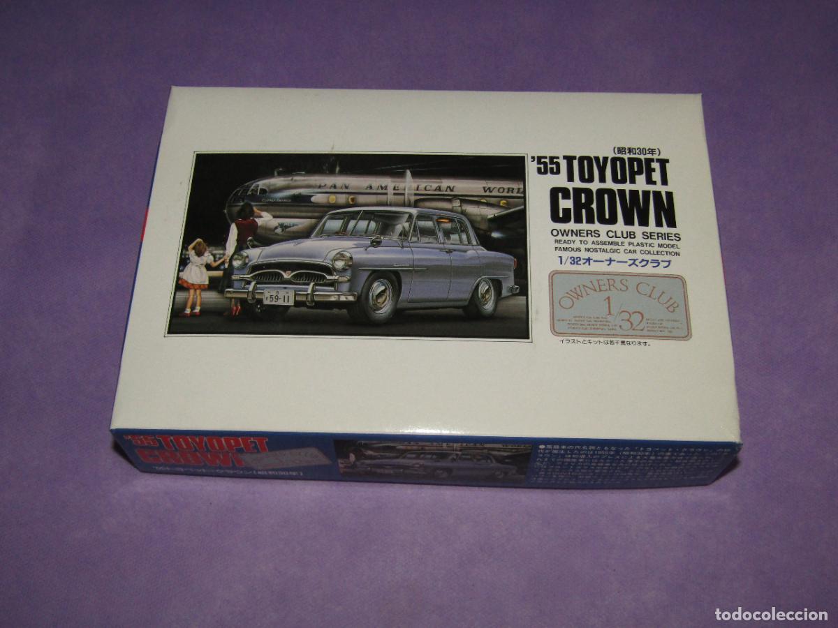 Coches a escala: Caja Kit del TOYOPET CROWN de 1955 Serie OWNERS CLUB Escala 1/32 de ARII Made in Japan NUEVO
