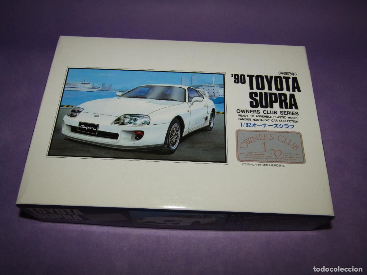 Modellautos: Caja Kit del TOYOTA SUPRA de 1990 Serie OWNERS CLUB Escala 1/32 de ARII Made in Japan NUEVO