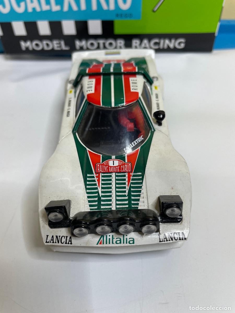 Coches a escala: Scalextric Lancia Stratos Alitalia, coches miticos Altaya