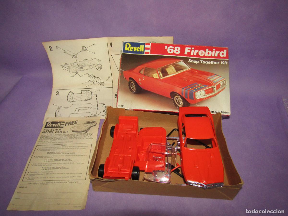 Carros em escala: Caja Kit del PONTIAC FIREBIRD del 68 en Escala 1/32 de REVELL Made in USA 1987