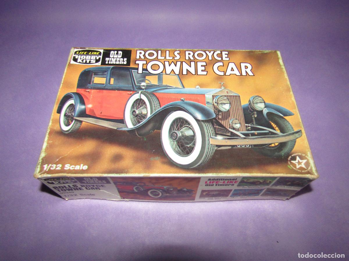 Carros em escala: Antigua Caja Kit del ROLLS ROYCE Towne Car en Escala 1/32 de LIFE-LIKE Made in USA