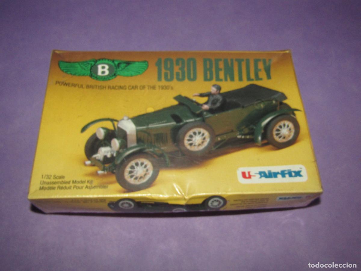 Coches a escala: Antigua Caja Kit con BENTLEY 1930 en Escala 1/32 de AIRFIX Made in USA del A&ntilde;o 1980