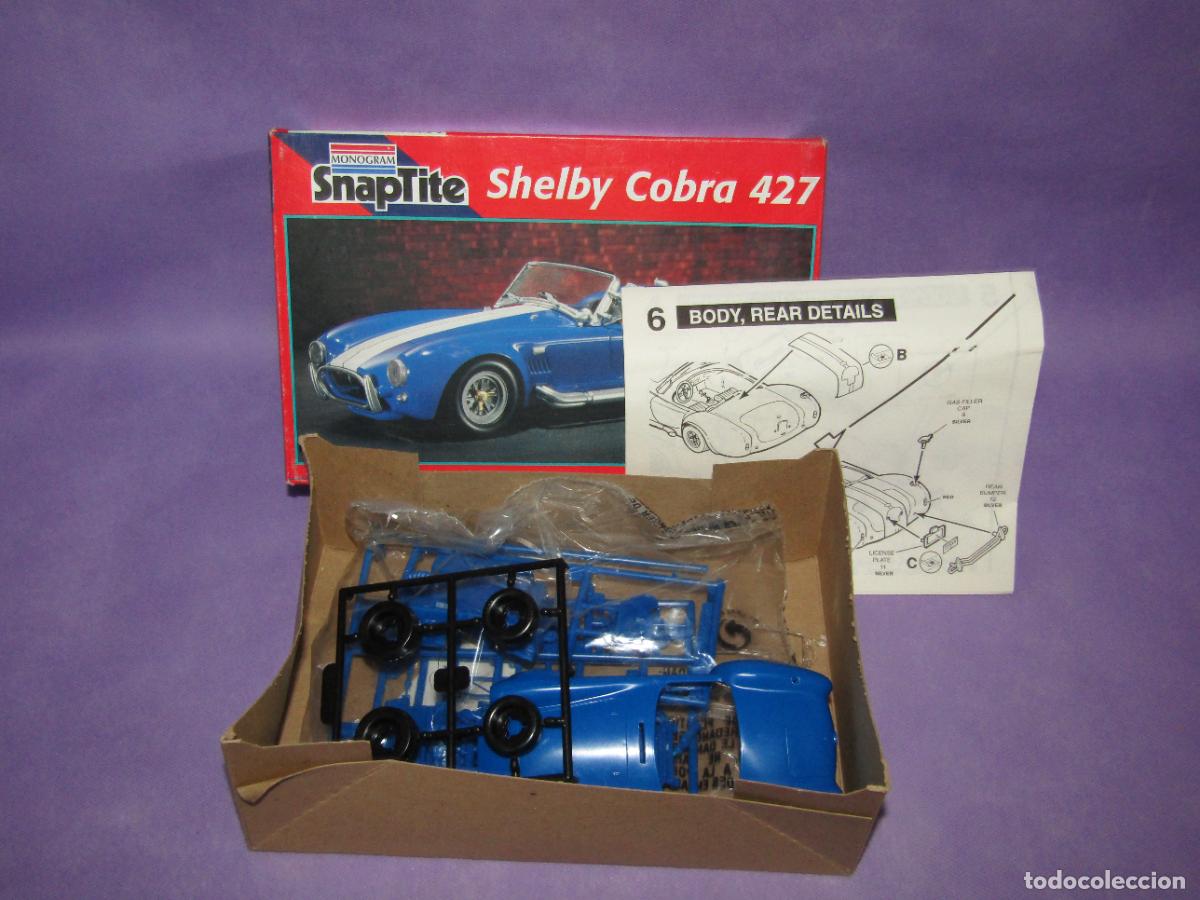 Coches a escala: Antigua Caja Kit con SHELBY COBRA 427 en Escala 1/32 de MONOGRAM Made in USA del A&ntilde;o 1995