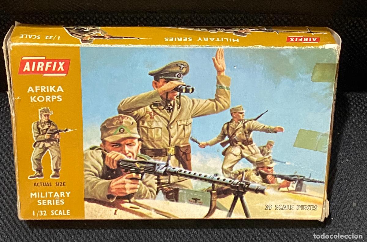 Voitures &agrave; l'&eacute;chelle: Airfix 1806-1.98 Afrika Korps DAK Scala 1:32 Soldatini Anni 70 Box Originale - Airfix