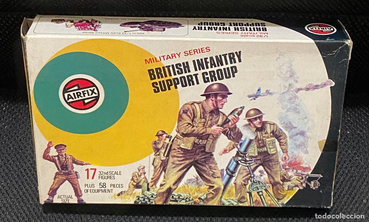 Voitures &agrave; l'&eacute;chelle: Airfix 51459-6 British Infantry Support Group Scala 1:32 Anni 70 Box Originale - Airfix