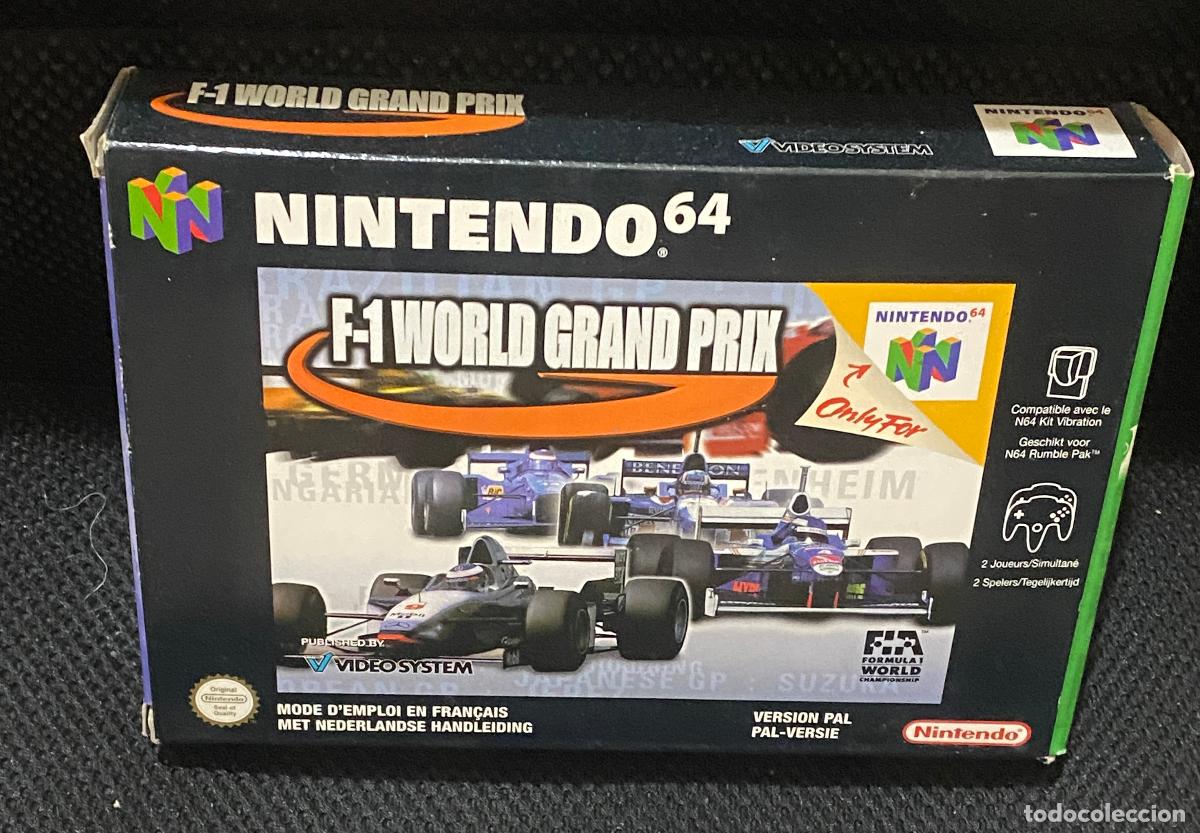 Model Cars: F-1 World Grand Prix Nintendo 64 N64 Completo CIB Box Manuale PAL Video System - Nintendo