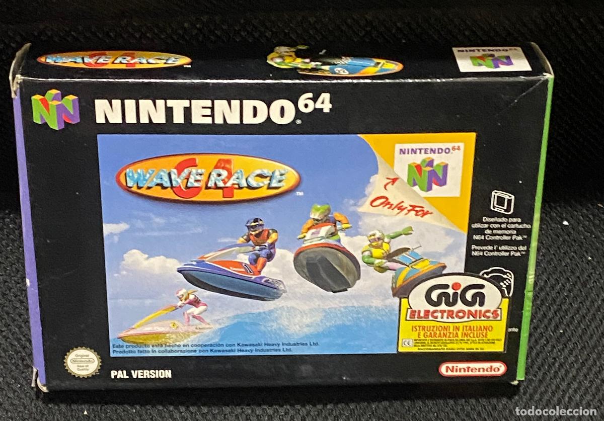 Model Cars: Wave Race 64 Nintendo 64 N64 CIB Completo Box Manuale Certificato GiG PAL - Nintendo