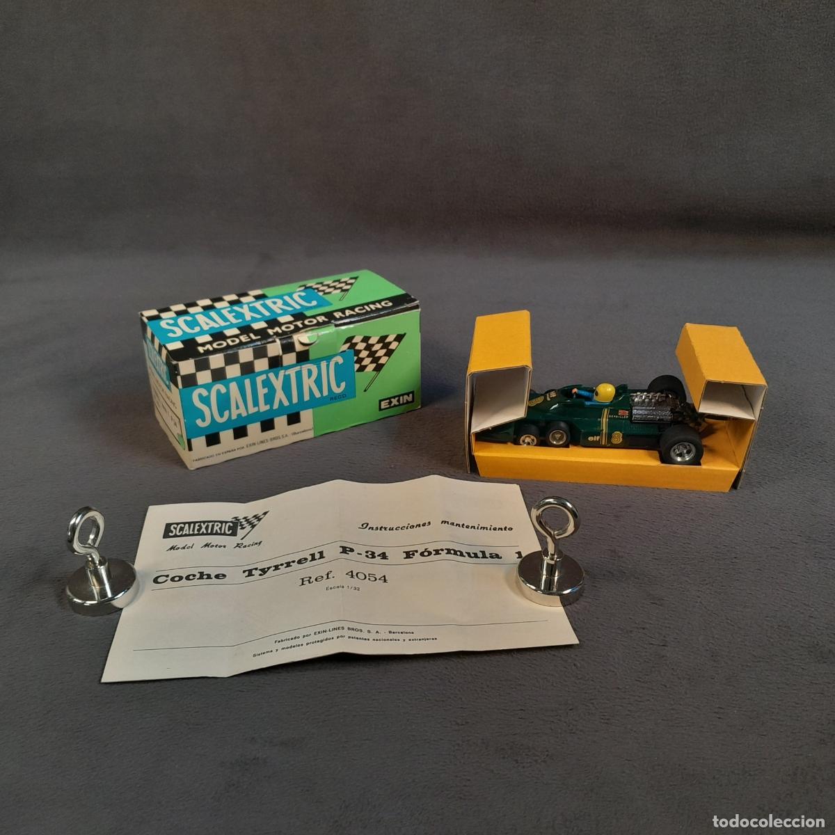 Modellautos: CH-334. COCHE DE SLOT SCALEXTRIC TYRRELL P-34 F&Oacute;RMULA 1 (REF. 4054). SIGLO XX.
