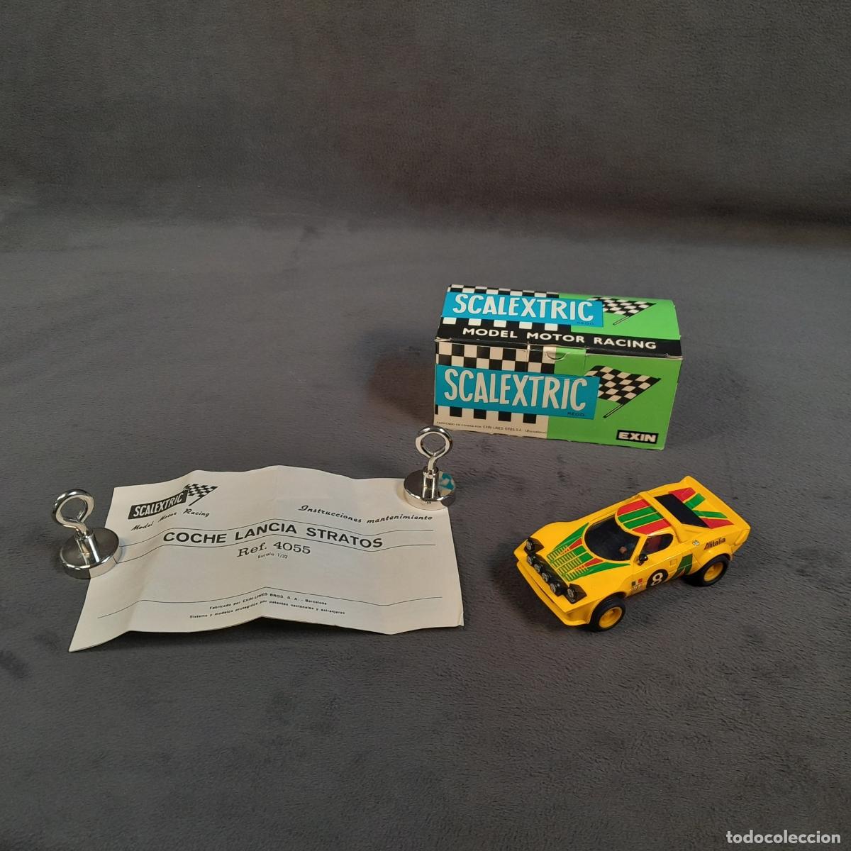 Modellautos: CH-335.COCHE DE SLOT SCALEXTRIC LANCIA STRATOS F&Oacute;RMULA / RALLY (REF. 4055). SIGLO XX.