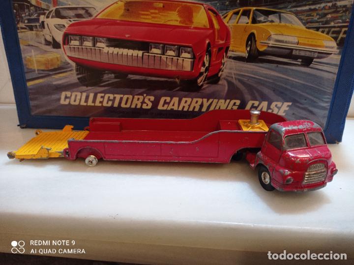 Corgi Toys Bedford Carrimore Transporteur De Voitures - Rouge & Bleu - Échelle 1:43