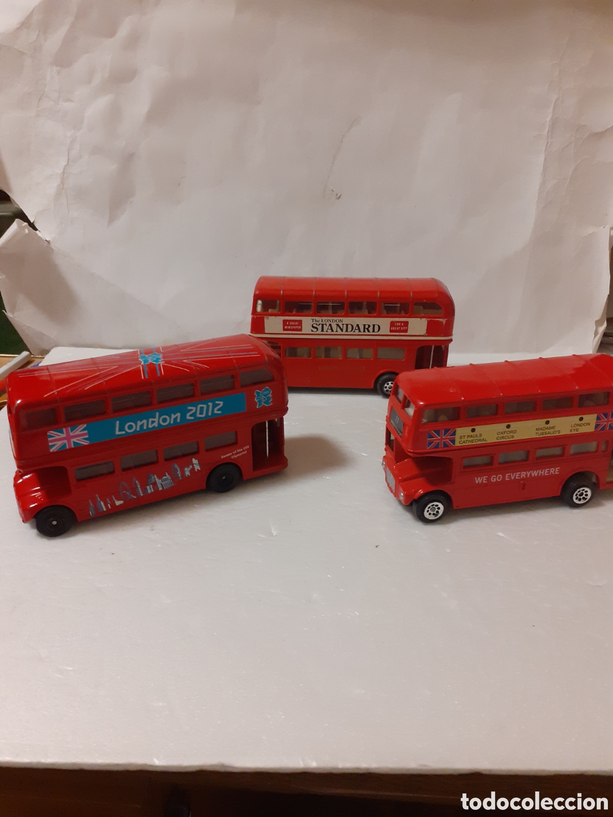 Bus miniature bleu ouvert Corgi - Collection