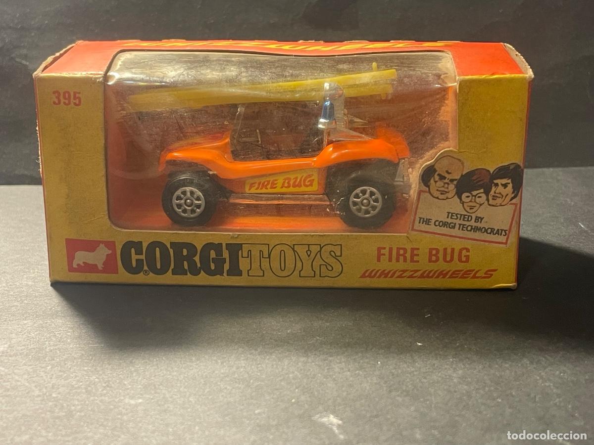 Coches a escala: CORGI TOYS - FIRE BUG LUHIZZWHEELS - N&ordm; 395 MADE IN GT. BRITAIN 1971 START FAST WITH THE CORGI POWER