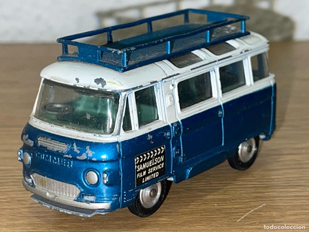Coches a escala: 20- Corgi Toys Furgoneta COMMER BUS 2500 Series Samuelson Film Made in Great Britain a&ntilde;os 60 1:43