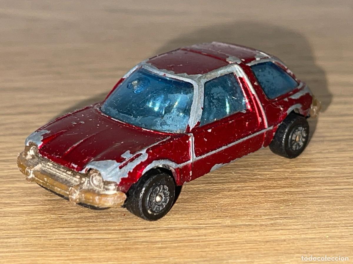 Modellautos: 26- Corgi Juniors coche AMC PACER rojo Made in Great Britain die-cast metal car a&ntilde;os 80 miniature