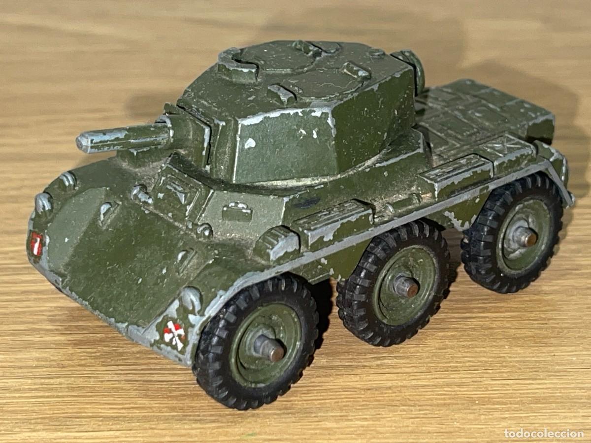 Coches a escala: 34- Corgi Toys veh&iacute;culo militar blindado SALADIN Armoured Car Made in Hong Kong die-cast a&ntilde;os 60/70