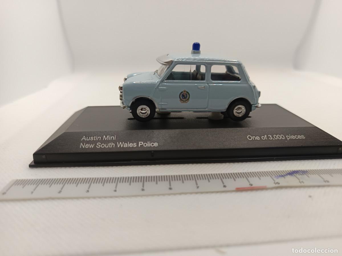 Coches a escala: Austin Mini New South Wales Police Coche de policia australiana de Vanguards Corgi escala 1:43
