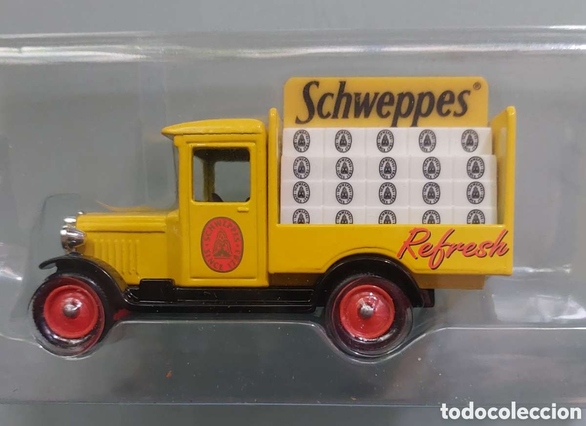 Coches a escala: Cami&oacute;n Corgi toys Chevrolet reparto bebidas