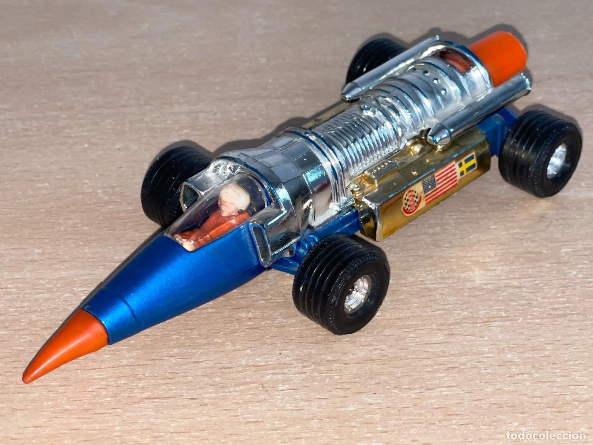 Coches a escala: Corgi Toys coche Whizzwheels Silver Streak Swedish Jet Dragster Made in Great Britain die-cast 80's