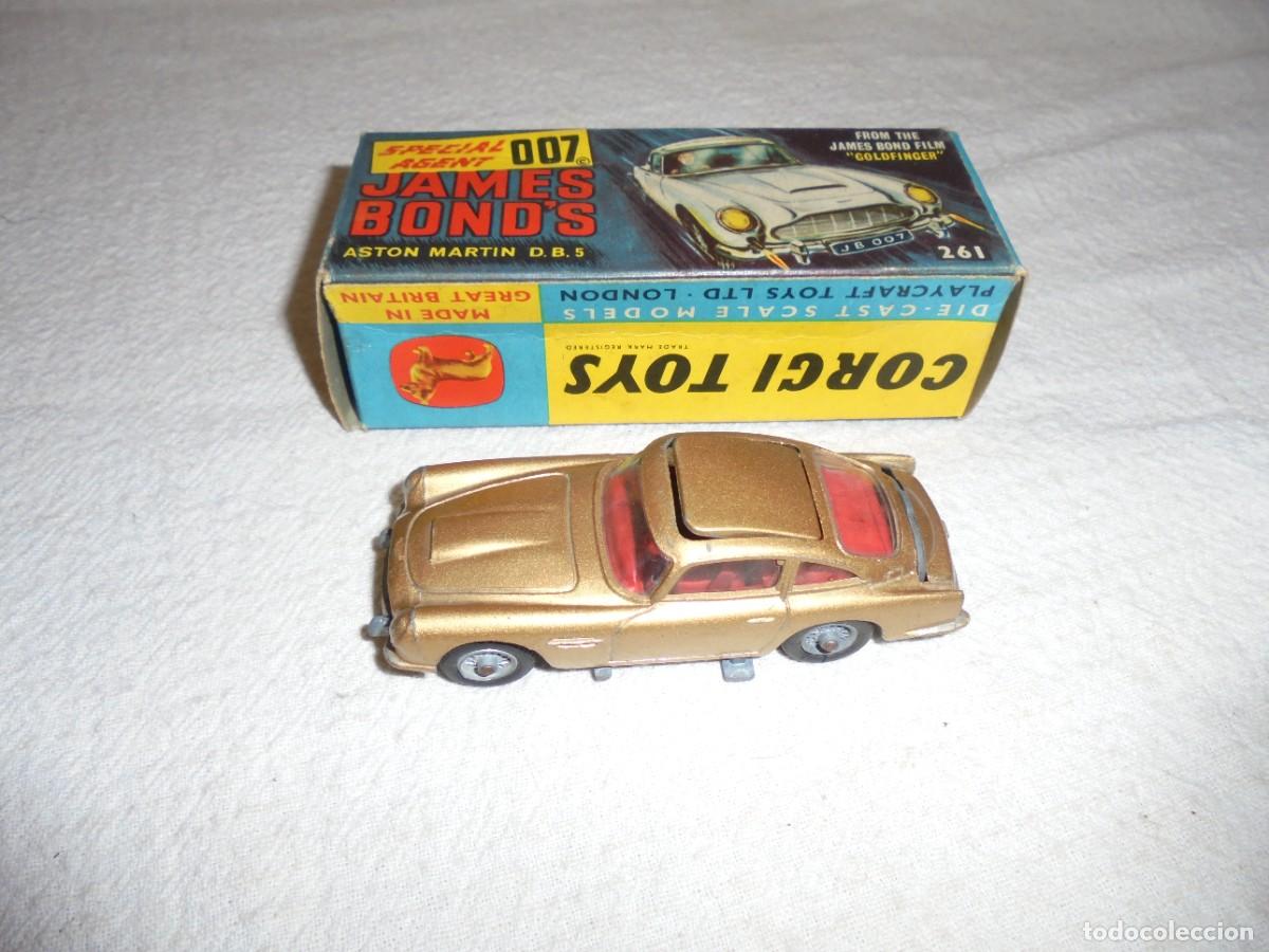 Coches a escala: magnifico antiguo coche de CORGI TOYS JAMES BOND 007 aston martin