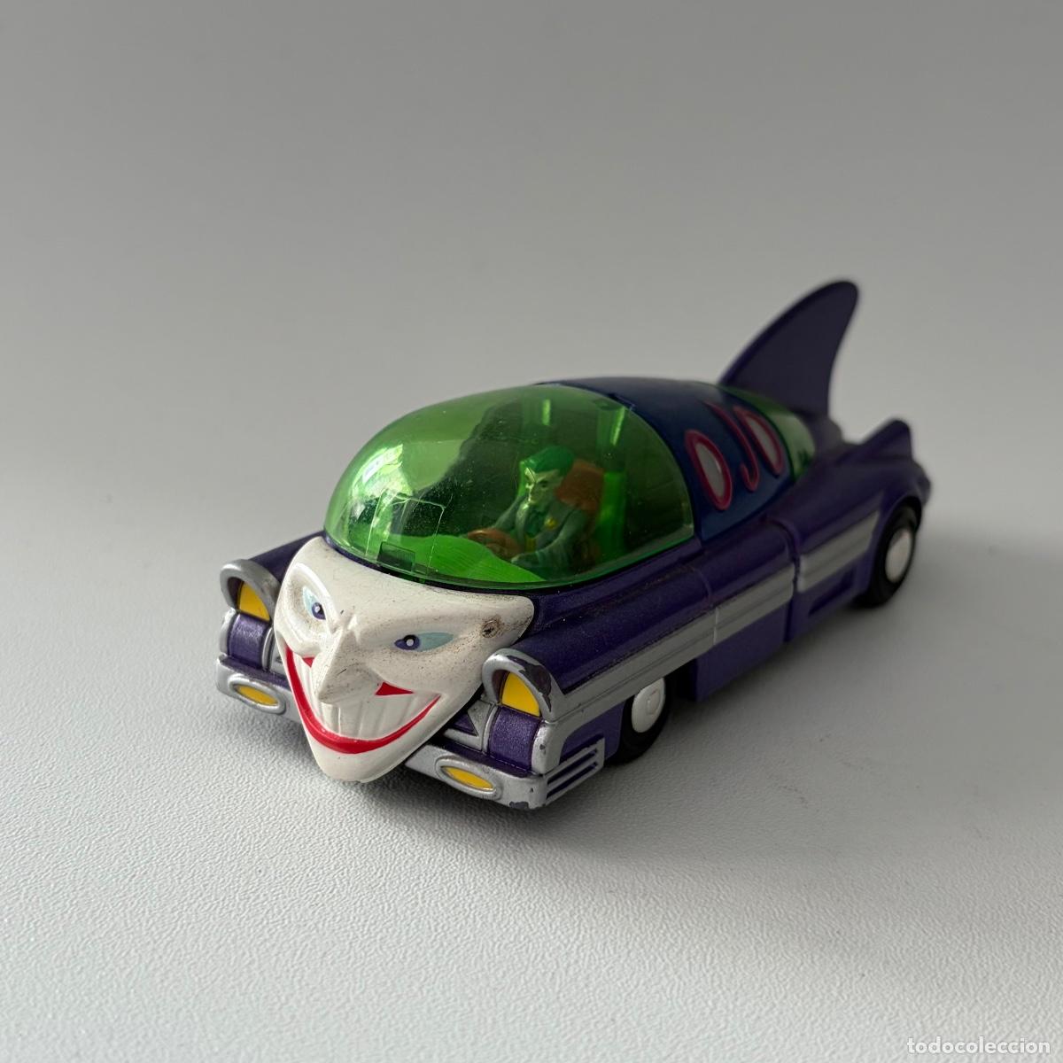 Coches a escala: coche joker 1950 corgi jmbv1 dc comics batman jokermobile veh&iacute;culo con figura