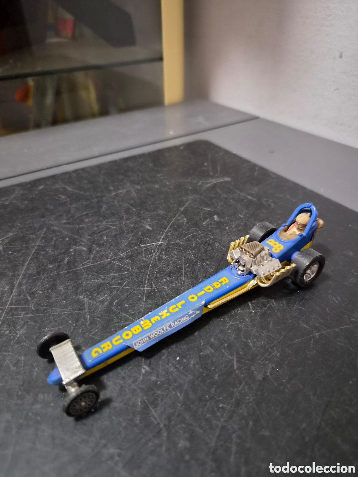 Modellautos: ANTIGUO CORGI TOYS DRAGSTER JOHN WOOLFE RACING QUARTERMASTER WHIZZWHELLS GRAN ESTADO Y ORIGINAL